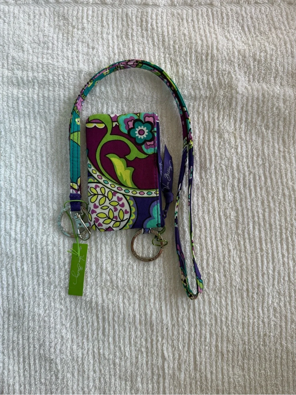 Vera Bradley Zip ID and Lanyard ( 3 sets ).
